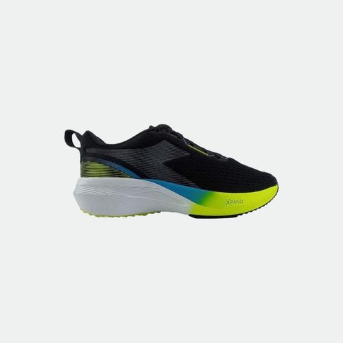 Zapatilla Running Diadora Y-Flash - NEGRO AZUL VERDE CITRICO