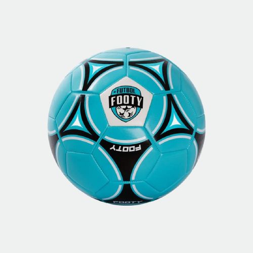 Pelota Footy Otro Golazo - CELESTE NEGRO BLANCO