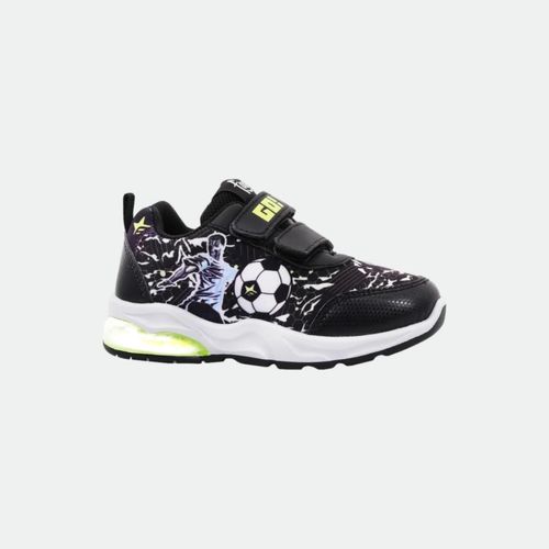 Zapatilla Footy Futbol Player Con Luz - NEGRO