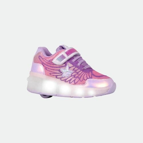 Zapatilla Footy Hada Con Rueda y Luz - LILA