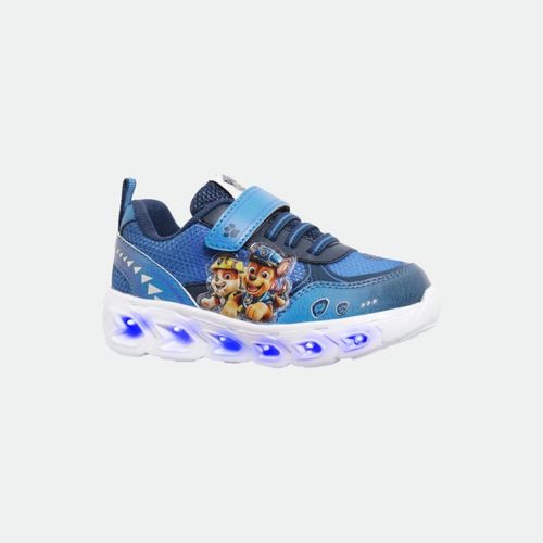 Zapatilla Footy Paw Patrol Con Luz - CELESTE MARINO
