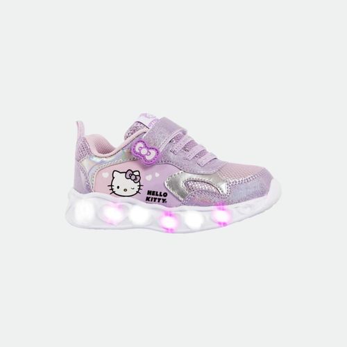 Zapatilla Footy Hello Kitty Con Luz - LAVANDA ROSA