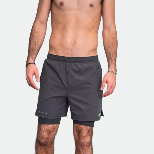 Short Reebok Lab Training Hombre - WASHED BLACK