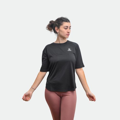 Remera Topper Deportiva Wmn Loose - NEGRO