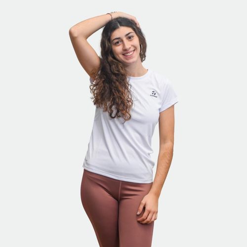 Remera Topper Deportiva Basic Mujer Training - BLANCO
