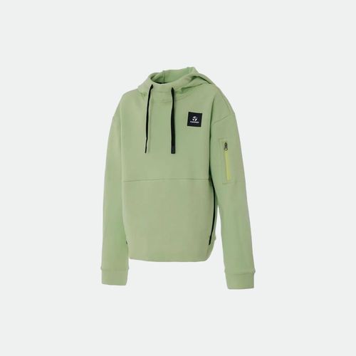 Buzo Topper Hoodie Pro Fleece Training Hombre - VERDE FLY