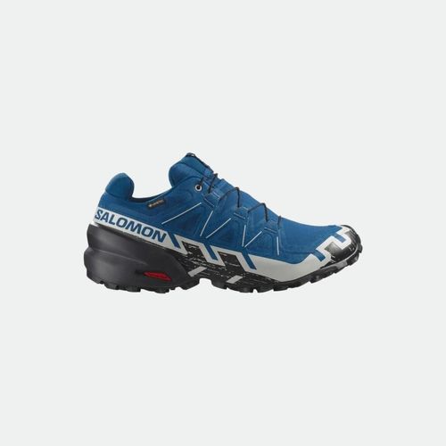Zapatilla Trail Running Salomon Speedcross 6 Gtx Hombre - POSEIDON BLACK LUNAR ROCK