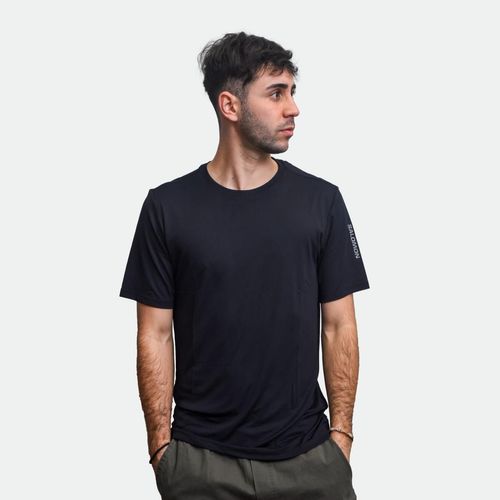 Remera Salomon Xa Sonic Ss Hombre - BLACK