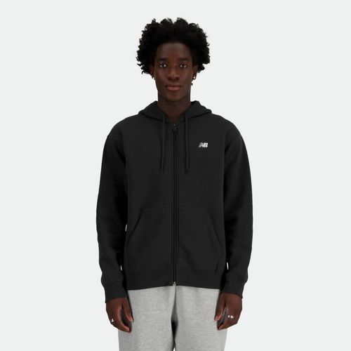 Campera de Entrenamiento New Balance Stack Logo French Terry - BLACK