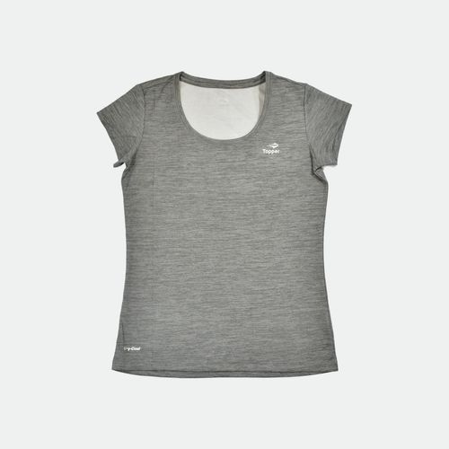 T-Shirt Basic - GRIS MELANGE MEDIO
