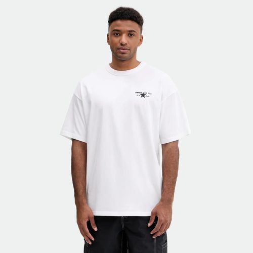 Remera Converse License Plata - WHITE