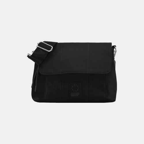 Bandolera Amayra Con Solapa - NEGRO