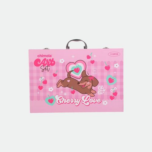 Set Valija de Arte Cherry Love Chimola - ROSA PERRO
