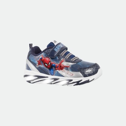 Zapatilla Footy Spiderman Con Luz - MARINO