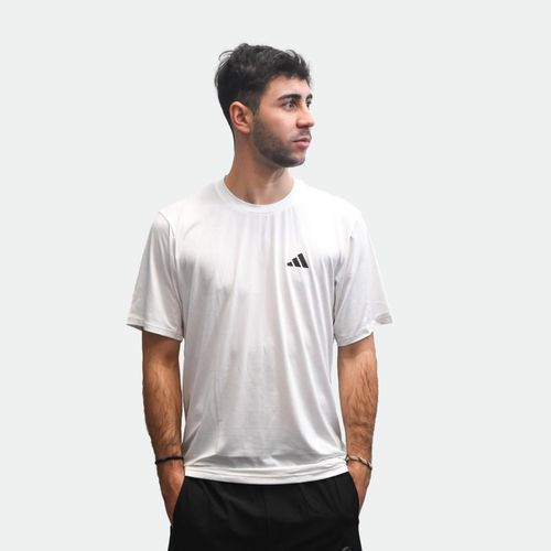 Remera Tr-es Stretch Adidas Deportiva - BLANCO NEGRO
