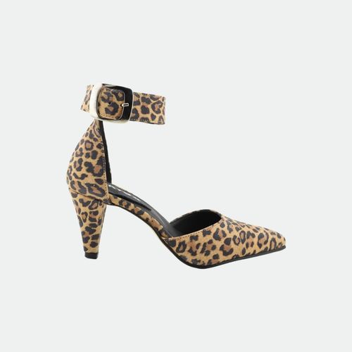 Zapato Estileto Taco Cono Tokyo - ANIMAL PRINT