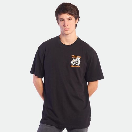 Remera Work Ov Volcom - NEGRO