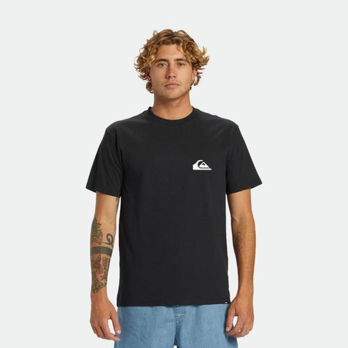 Remera Hombre Logo Dna Quiksilver - NEGRO