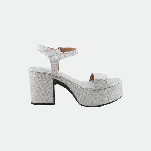 Sandalia De Vestir 1509 - PLATA LUREX