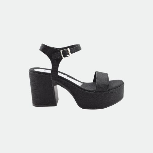 Sandalia De Vestir 1509 - NEGRO LUREX