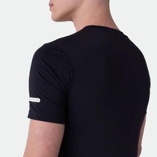 Remera Fila Hombre Sun Protect Breezy - NEGRO PLATA