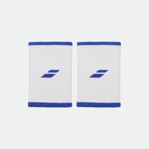 Muñequeras Babolat Wristband Play Jumbo Stripes Unisex - WHITE BLUE