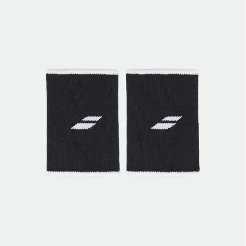 Muñequeras Babolat Wristband Play Jumbo Stripes Unisex - BLACK