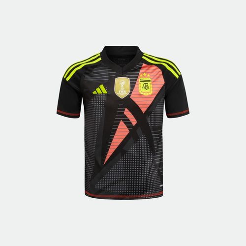 Camiseta Adidas Arquero Argentina 24 Jr - BLACK SEMI SOLAR YELLOW