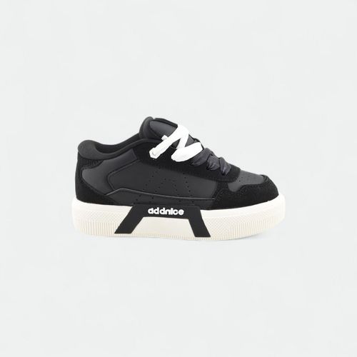 Zapatilla Urbana Chunky Addnice - NEGRO BLANCO
