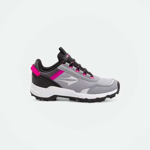 Zapatilla Rug Kids TOPPER - GRIS VANE FUCSIA GLOW