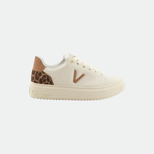 Zapatilla Informal VM - MARFIL MACCHIATO DORADO