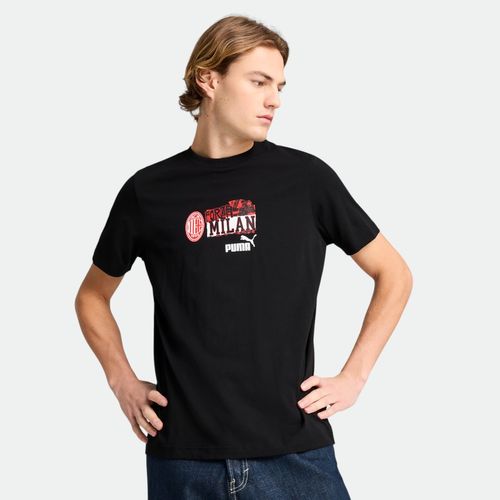 Remera Puma Acm Futbol Energy Hombre - WHITE BLACK