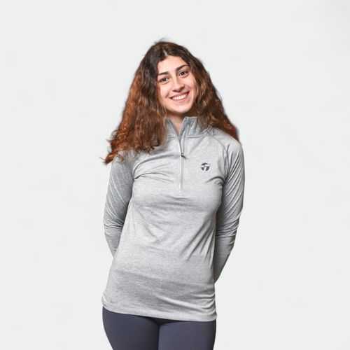 Buzo Topper Entrenamiento Mid Layer - GRIS MELANGE MEDIO
