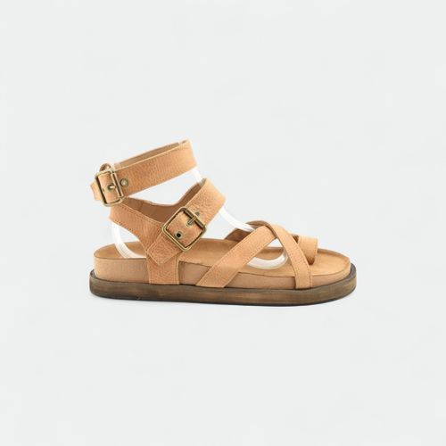 Sandalia Birk con Pulsera Tokyo - CARAMELO