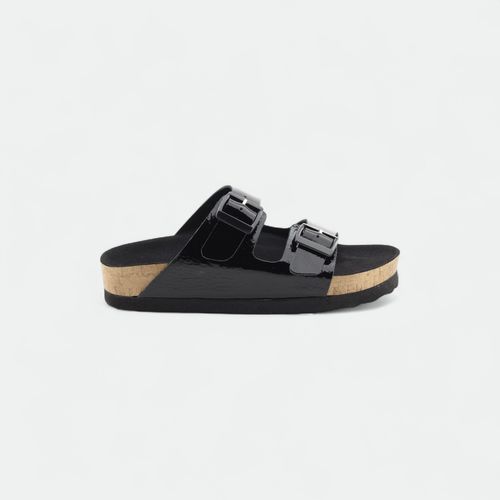 Zueco Birk Green and Black - NEGRO CHRL