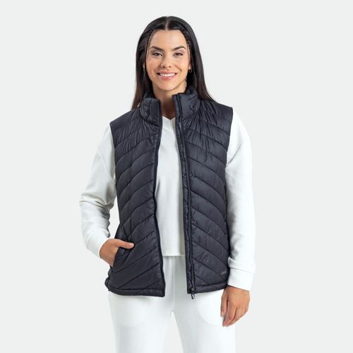 Chaleco Matelasse - NEGRO