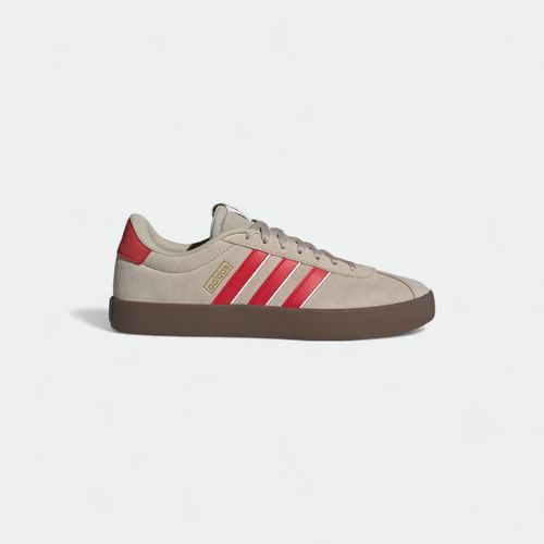 Zapatilla urbana hombre Vl Court 3.0 ADIDAS - WONDER BEIGE BETTER SCARLET CORE WHITE