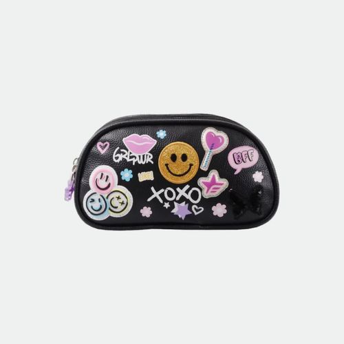 Cartuchera Emojis - NEGRO SMILE