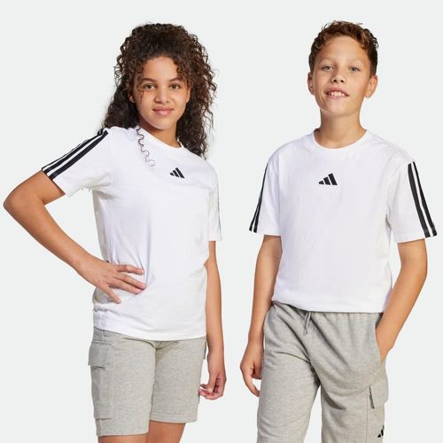 Remera Essentials Kids - WHITE BLACK