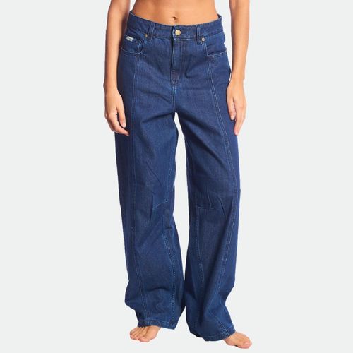 Jean Rip Curl Mid Ballon Blue - AZUL