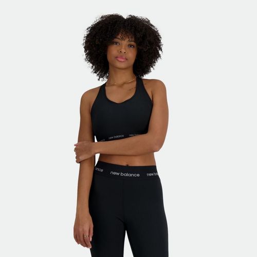 Top Deportivo New Balance Sleek Support Sport Bra - BLACK