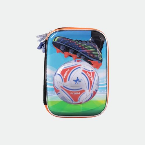 Cartuchera Pelota - NEGRO COMB FUTBOL
