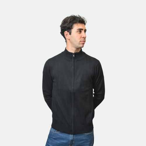 Campera sweater hombre NOBRAND - NEGRO