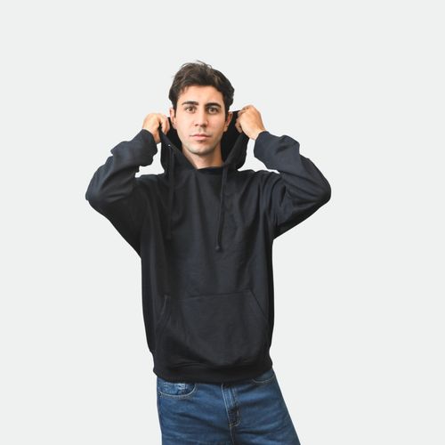 Buzo rústico con capucha hombre NOBRAND - MARINO