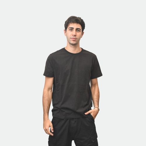 Remera básica hombre NOBRAND - NEGRO