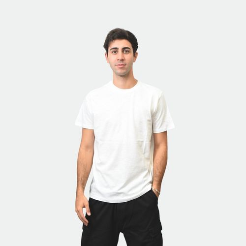 Remera básica hombre NOBRAND - BLANCO