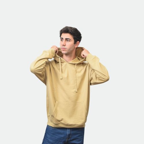 Buzo rústico con capucha hombre NOBRAND - KHAKI