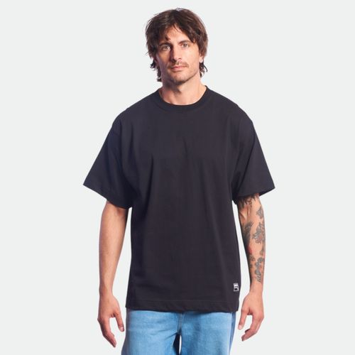 Remera oversize plain hombre RIP CURL - BLACK