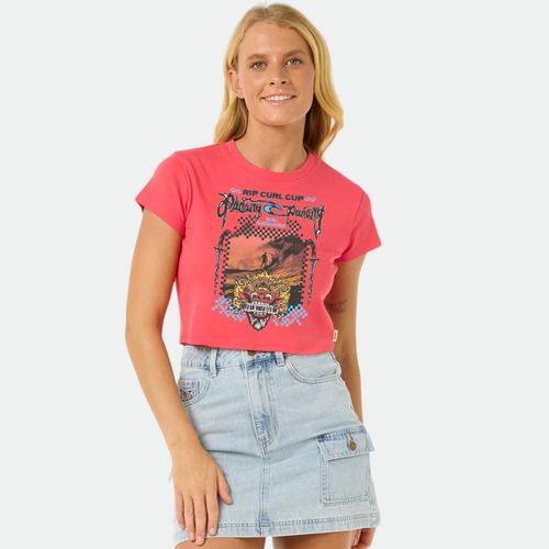 Remera mujer baby padang RIP CURL - WATERMELON