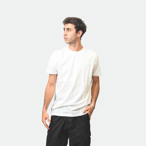 Remera básica hombre NOBRAND - BLANCO